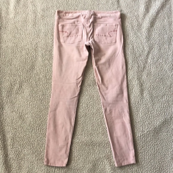 Pink corduroy American eagle pants - Picture 2 of 2